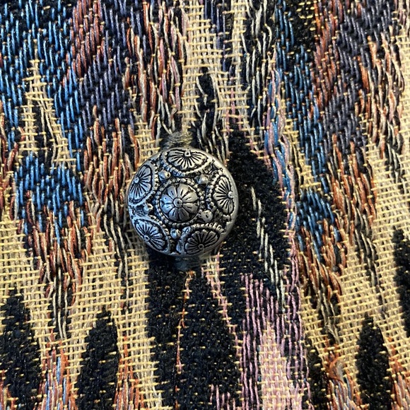 🔥 Suttles & Seawinds Vintage '92 Matchstick Tapestry Jacket Medium 🔥 - Picture 4 of 11